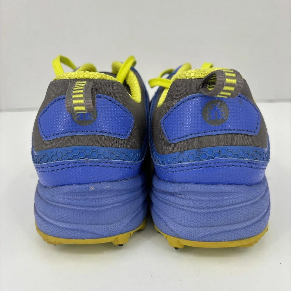 Icebug Aurora-L BUGrip Trail Running Shoes Womens 10 Grey Blue Lime Studded